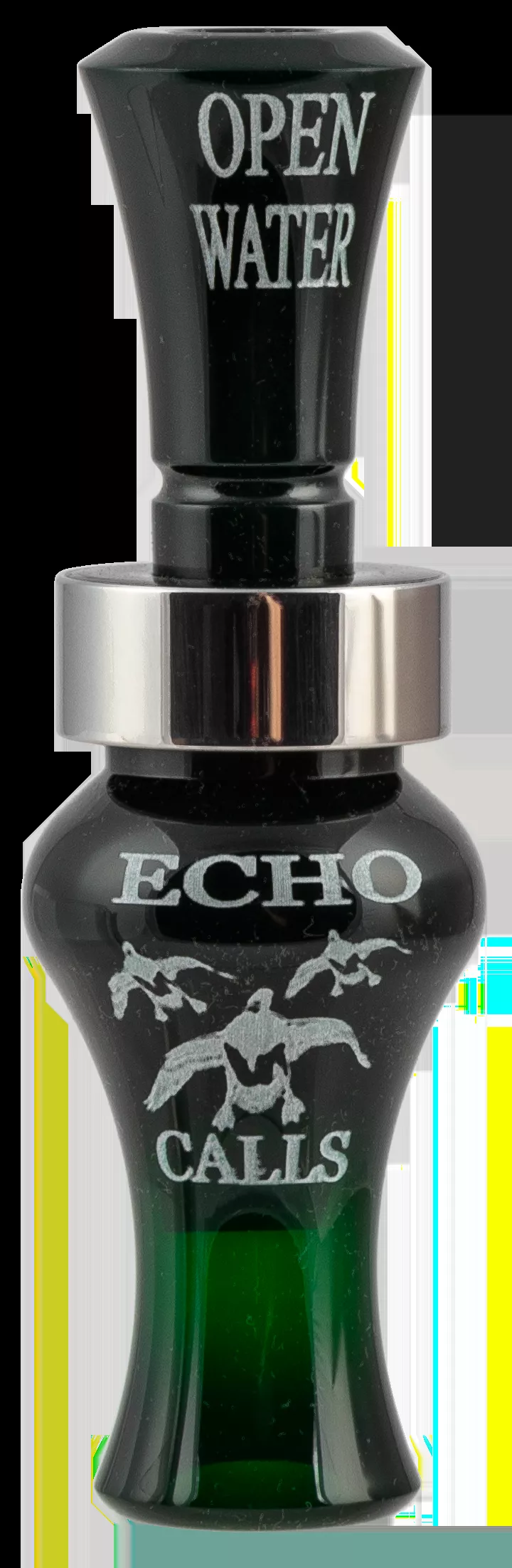 Echo Calls Open Water Open Call Single Reed Mallard Hen Sounds Duck Call Dark Green Acrylic
