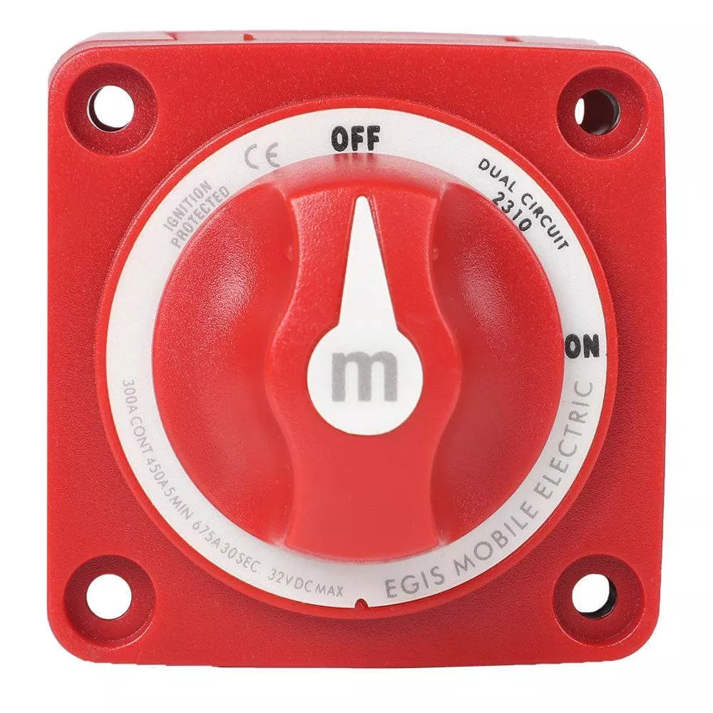 Egis M-Series 300A Dual Circuit Battery Switch Off/On – 2310