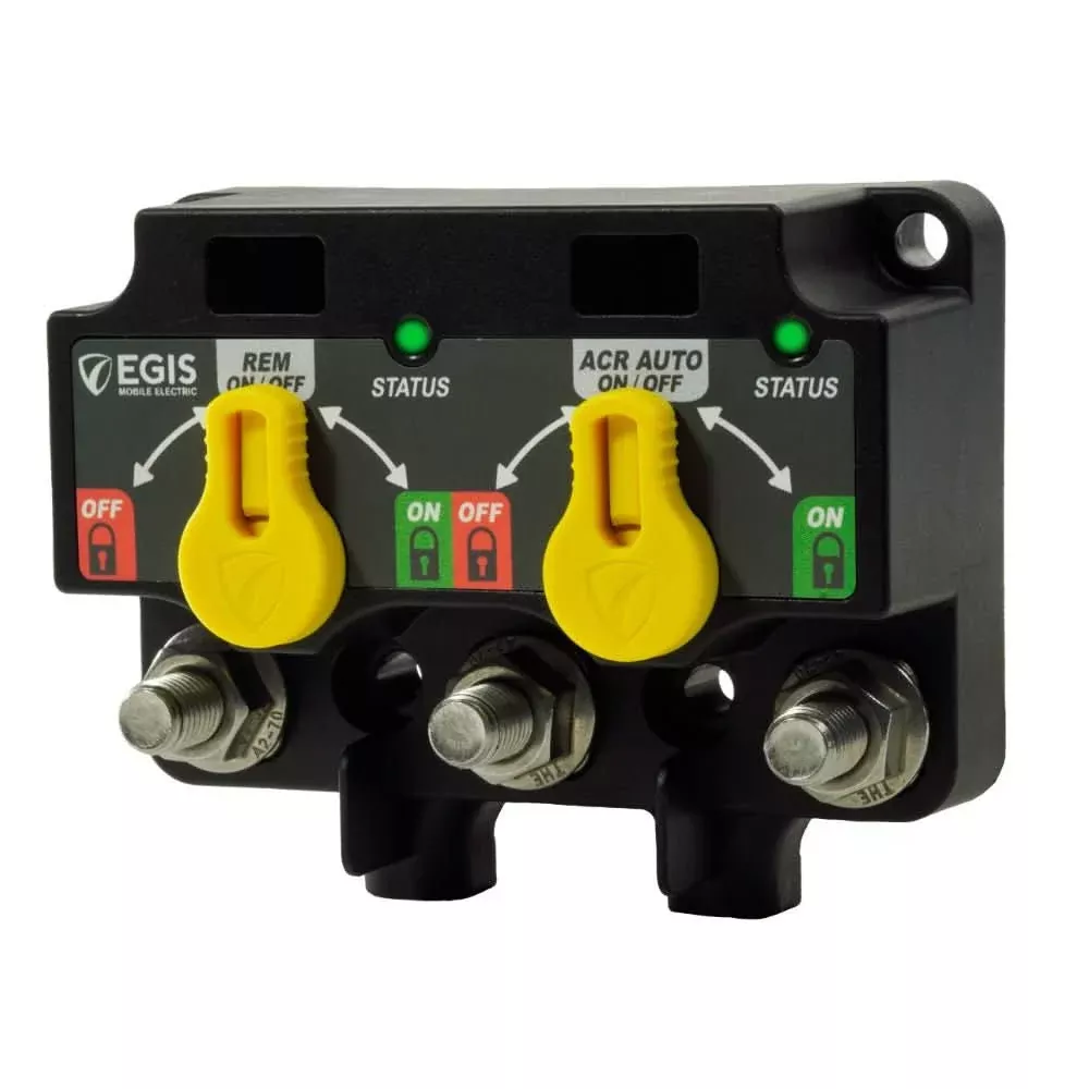 Egis Mobile Electric Dual XD Flex 2 Relay with Knobs - Automatic Charge Relay (ACR) - 8820-1530