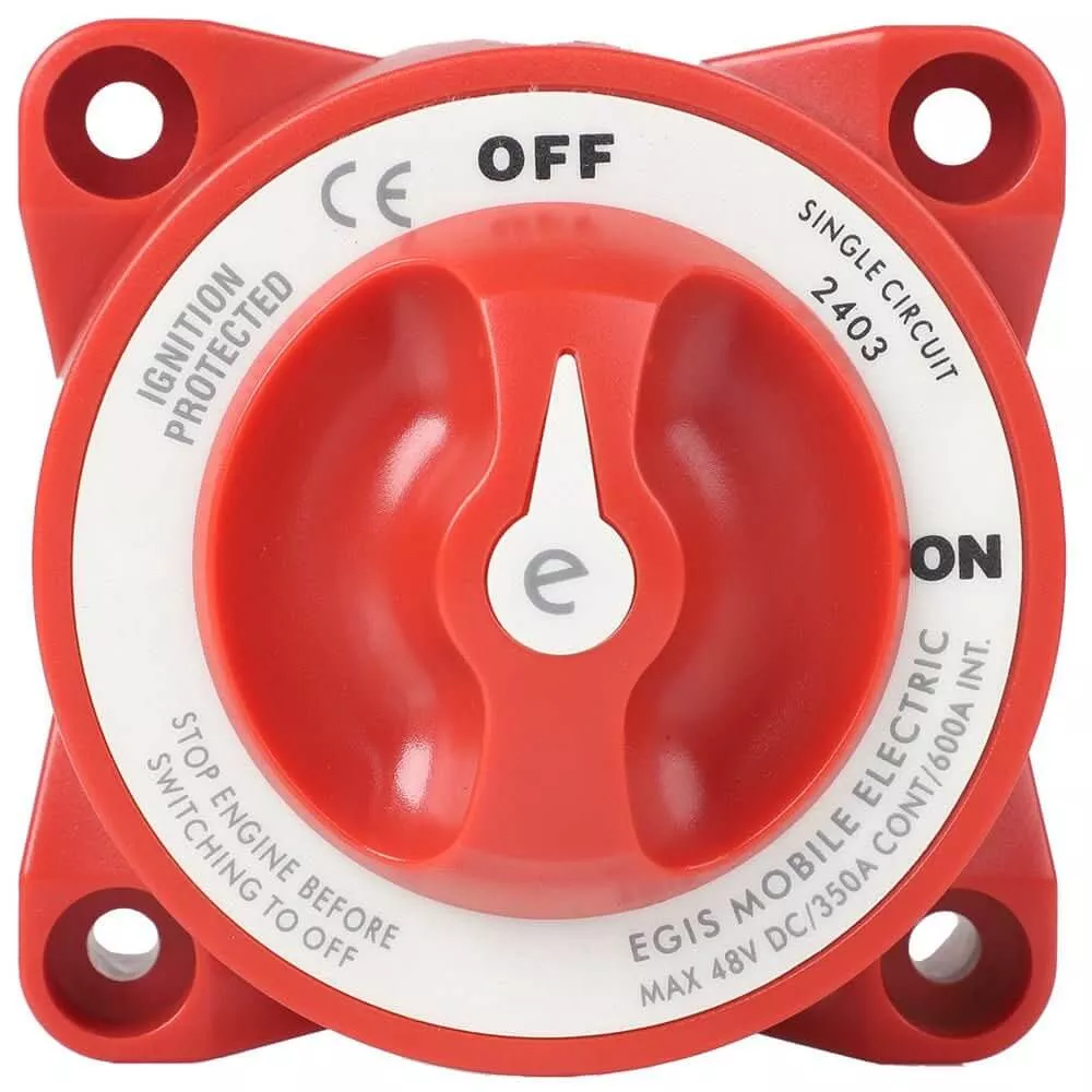 Egis Mobile Electric E-Series 350A Battery Switch Off/On - 2403