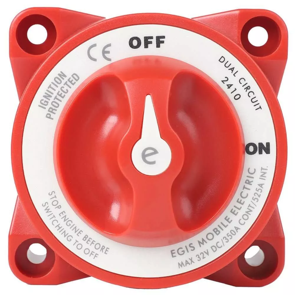 Egis Mobile Electric E-Series 350A Dual Circuit Battery Switch Off/On - 2410