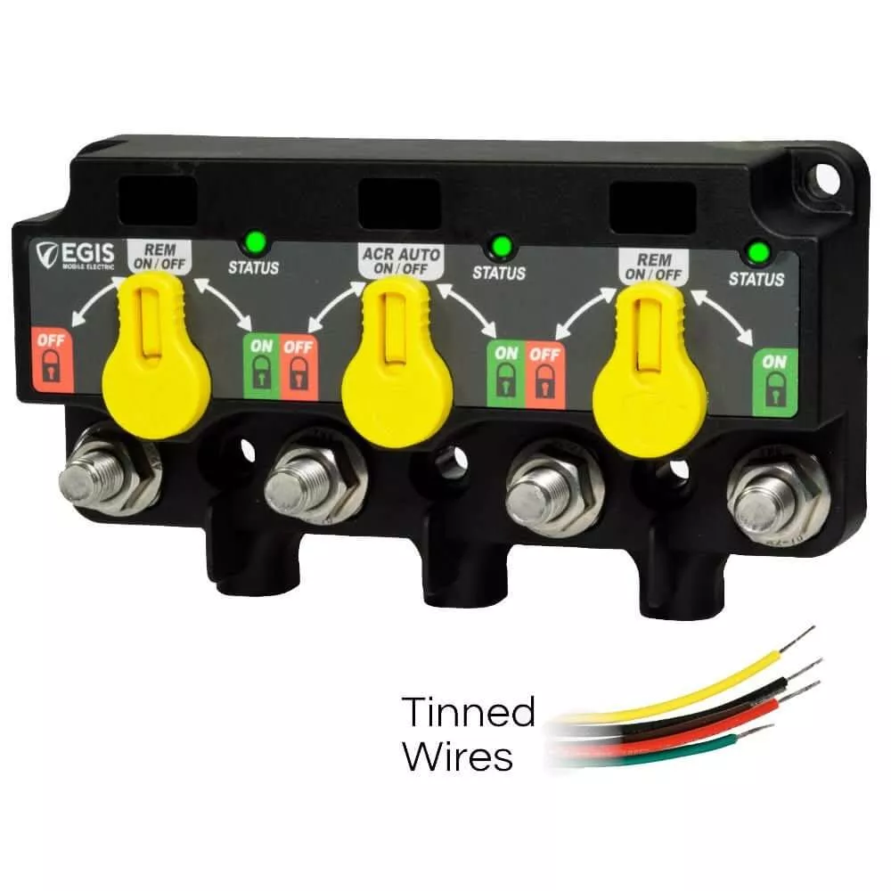 Egis XD Series Triple Flex 2 Relay-ACR-Relay w/Knobs & Tinned Wires – 8730-1535