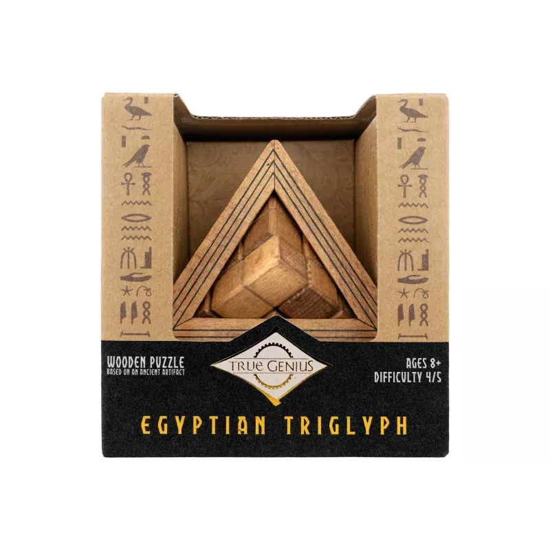 Egyptian Triglyph – Wooden Pyramid Brainteaser