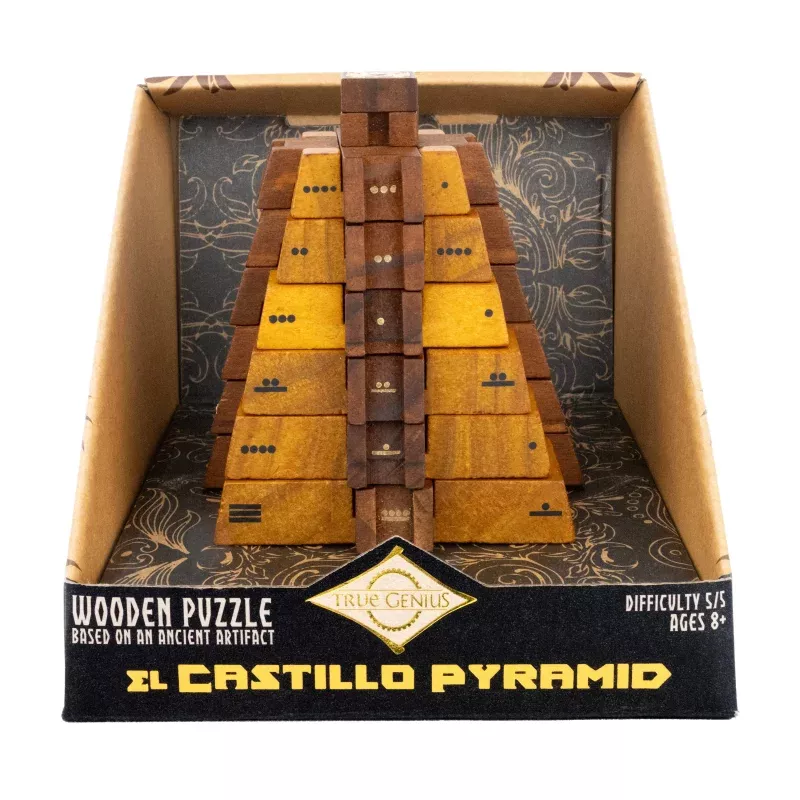 El Castillo Pyramid – Mathematical Wooden Puzzle