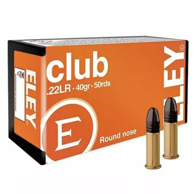 Eley Club Round Nose .22LR 40gr.50 Rounds