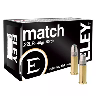 Eley Match EPS .22LR 40gr.50 Rounds