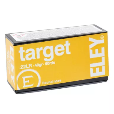Eley Target .22 LR 40 Grain RN 50 Rounds