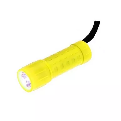 EMI-Emergency Medical 254 Starlite Compact Water Resistant LED Flashlight, Yellow