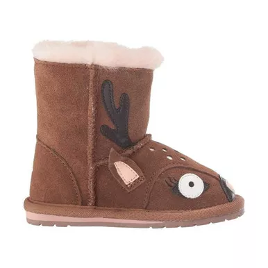 EMU AUSTRALIA Kids Deer Walker Chestnut Boots (B12077-CHES)