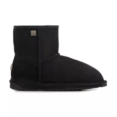 EMU AUSTRALIA Womens Platinum Stinger Slim Mini Black Boot (WP20003-BLAK)