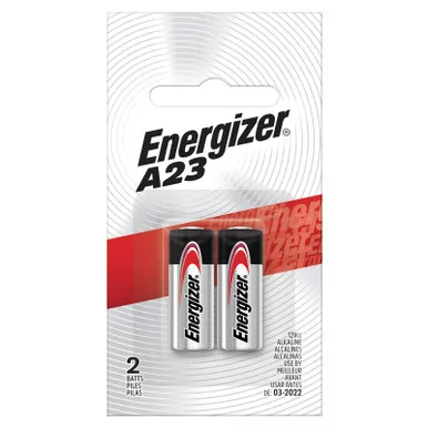 Energizer Zero Mercury Alkaline Batteries A23 2 ea