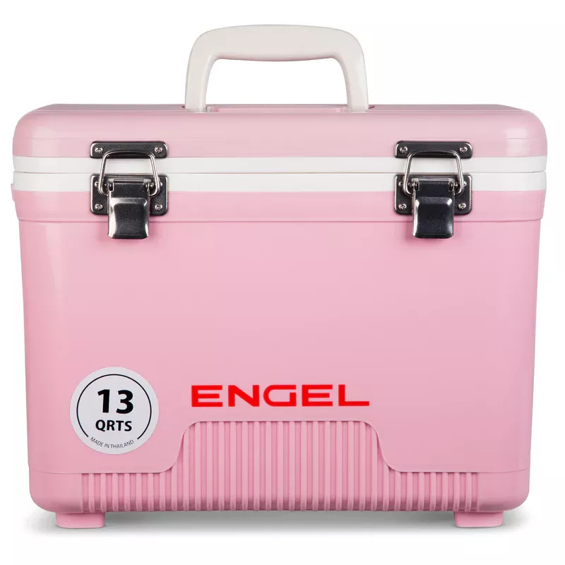 Engel Cooler Dry Box 13 Qt Pink #UC13P