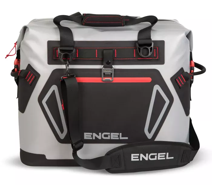 Engel Cooler HD30 Bag Light Grey Red #HD30-LG RED