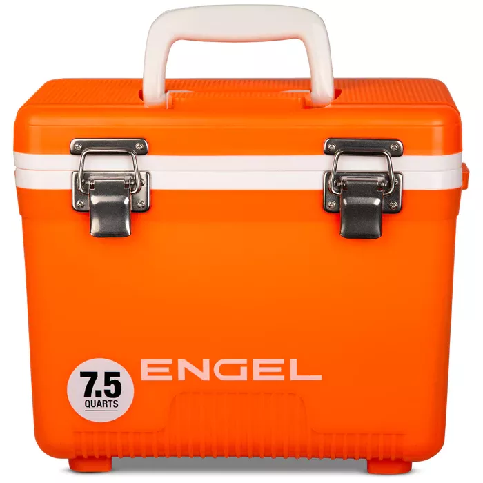EngelCooler Drybox 7.5 Quart Hi-Vis Orange #UC7-OHV