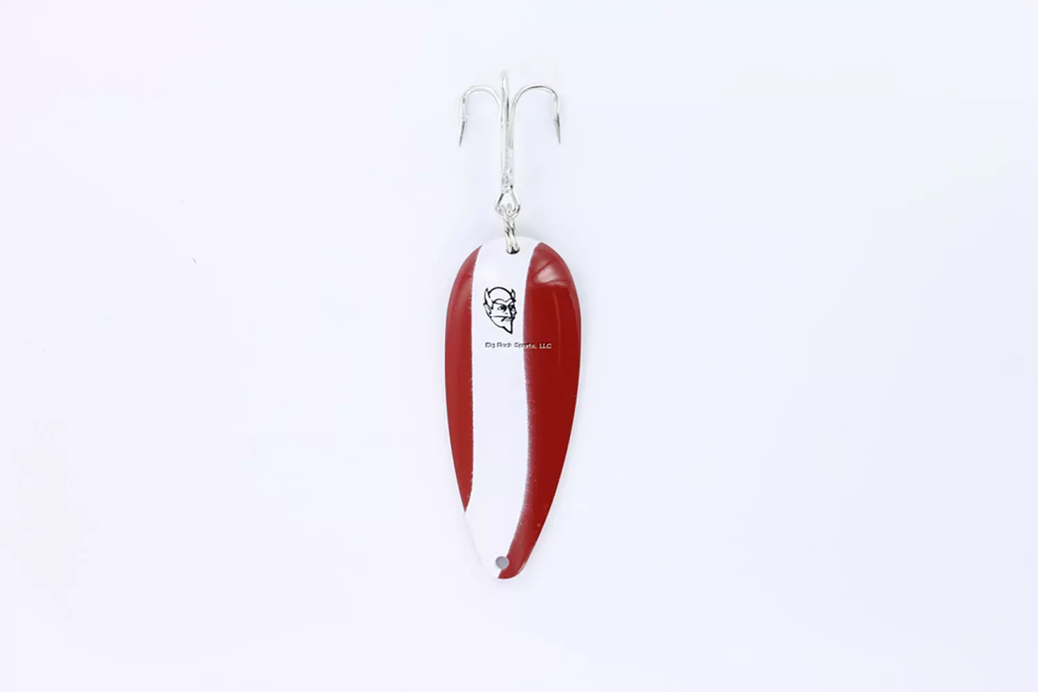 Eppinger Dardevle Imp Spoon 2 1/4″ 2/5 oz Red/White Stripe Nickel Back