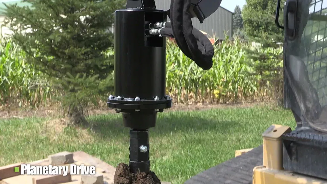 Erskine Industrial Earth Auger | Model PD-55 | Maximum Diameter 48″ | Max Continuous Pressure 4,500 Psi | For Skid Steer