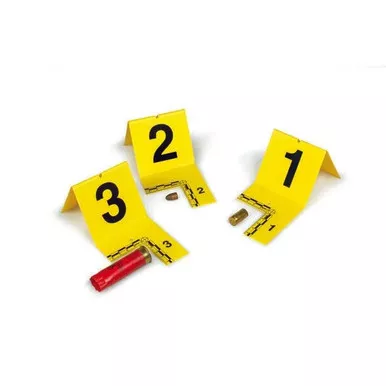 EVI-PAQ Cut-Out ID Tents - Yellow