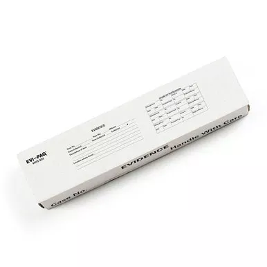 EVI-PAQ KN-BOX Knife Evidence Boxes, 12.5" x 3.5" x 2" (25 Pack)