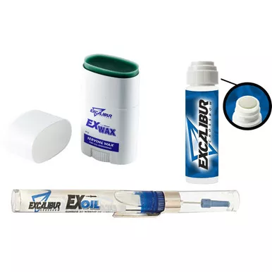 Excalibur 74134 Utility Pack X-Slick Ex-Wax and Ex Oil, White