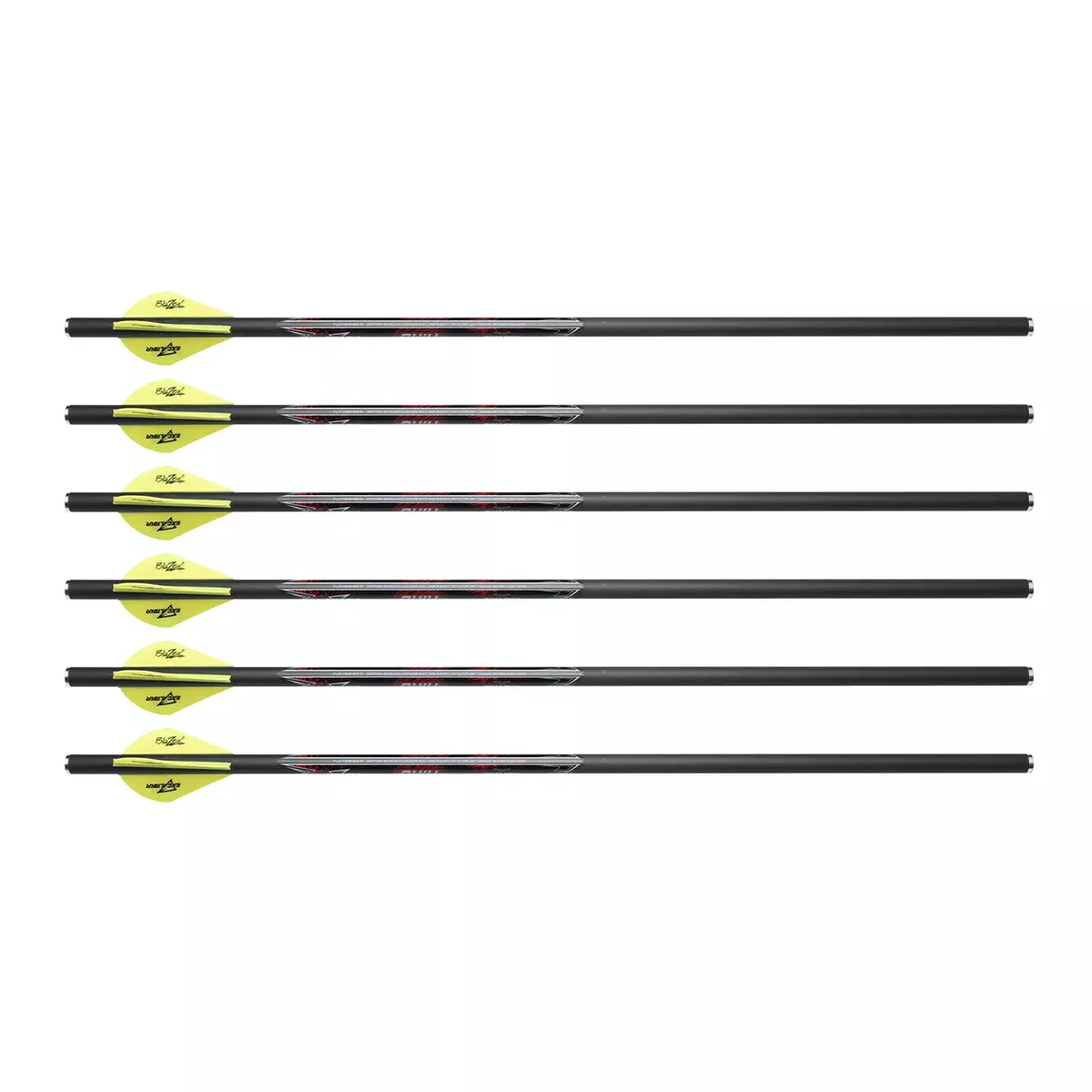 Excalibur Quill 16.5" Carbon Arrow - 6/Pack