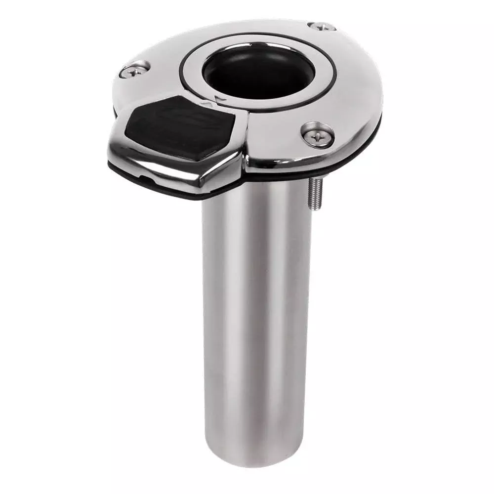 Exploding Fish EVO-360 Flush Mount Rotating Rod Holder with 8.5-Inch Tube at 0 Degrees – 2ER008