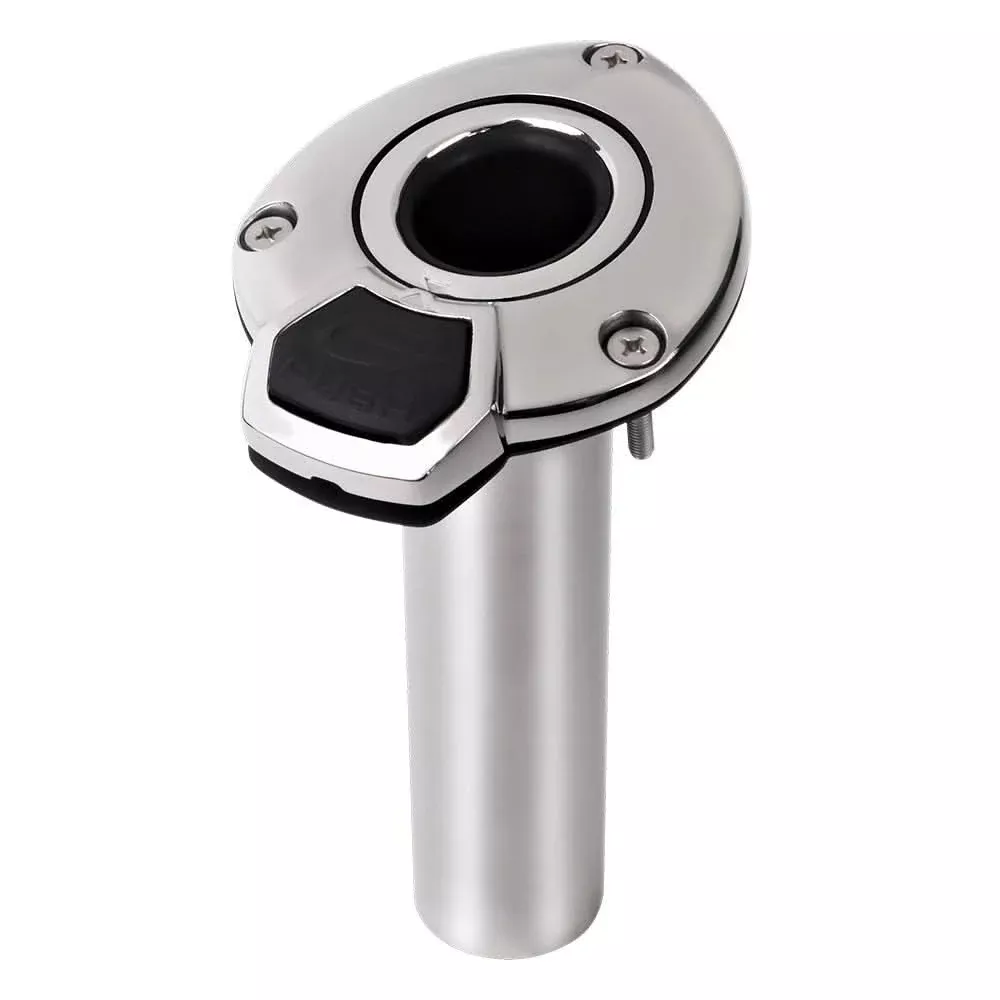 Exploding Fish EVO-360 Flush Mount Rotating Rod Holder with 8.5-Inch Tube at 15 Degrees - 2ER158