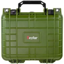 Eylar 10.62″ Small Gear, Equipment, Camera Hard Case, Waterproof, Dustproof, Shockproof with Foam – Green