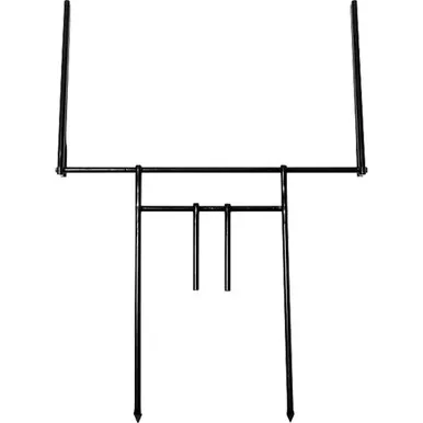 EZAim 15309 Ez-Range Portable Target Stand, Black
