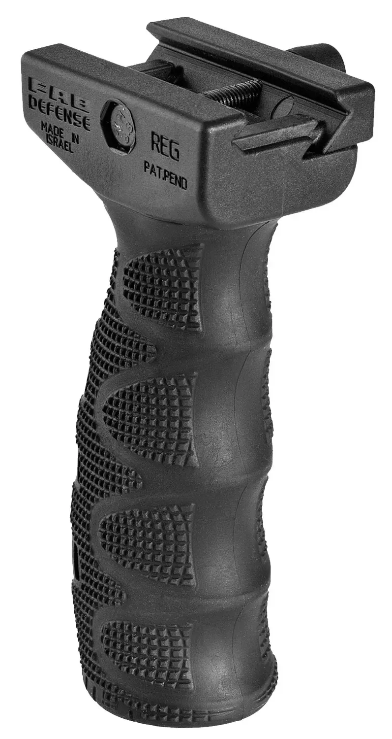 FAB Defense REG Ergonomic Foregrip Made of Polymer Black Rubber