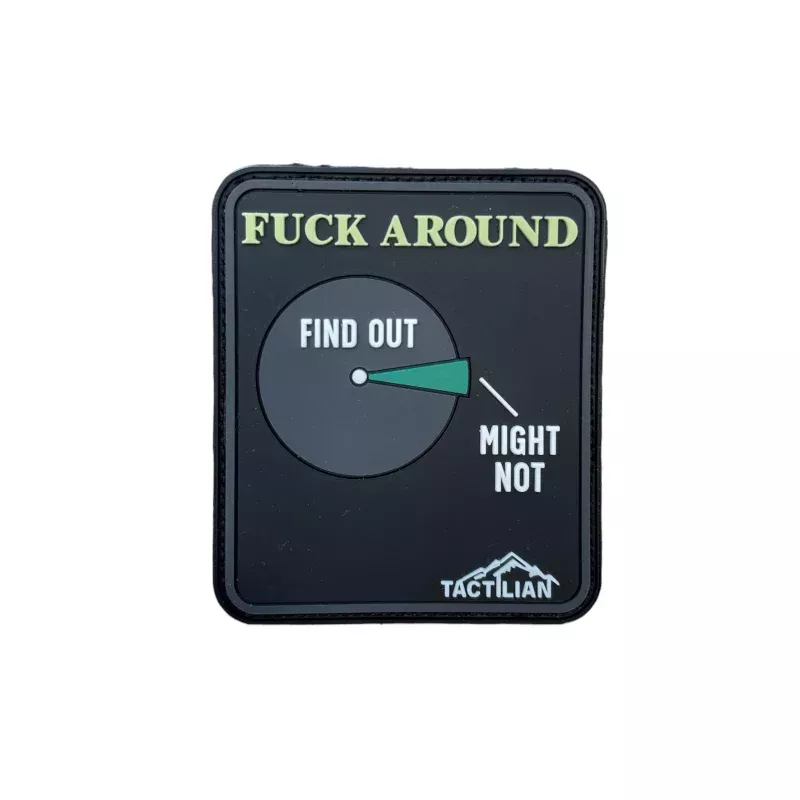 FAFO F*ck Around Find Out PVC Patch