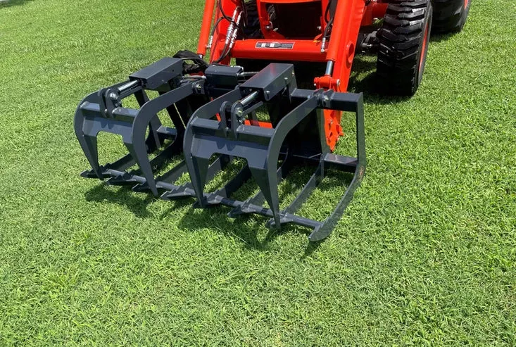 Farm-Maxx Root Grapple | Width 54″, 60″, 66″ & 72″ inches | Single & Dual Cylinder | For Tractor