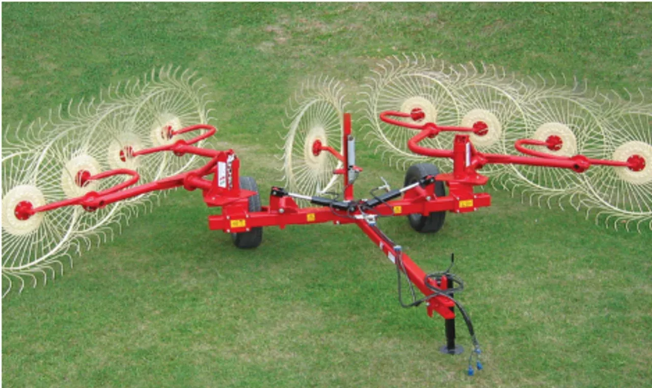 Farm-Maxx Wheel Rake | WRC Series | Working Width 211″ & 252″ inches | Horsepower 30 HP | For Tractor