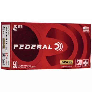 Federal Champion Training 45 Auto 230 Grain 50 Rounds