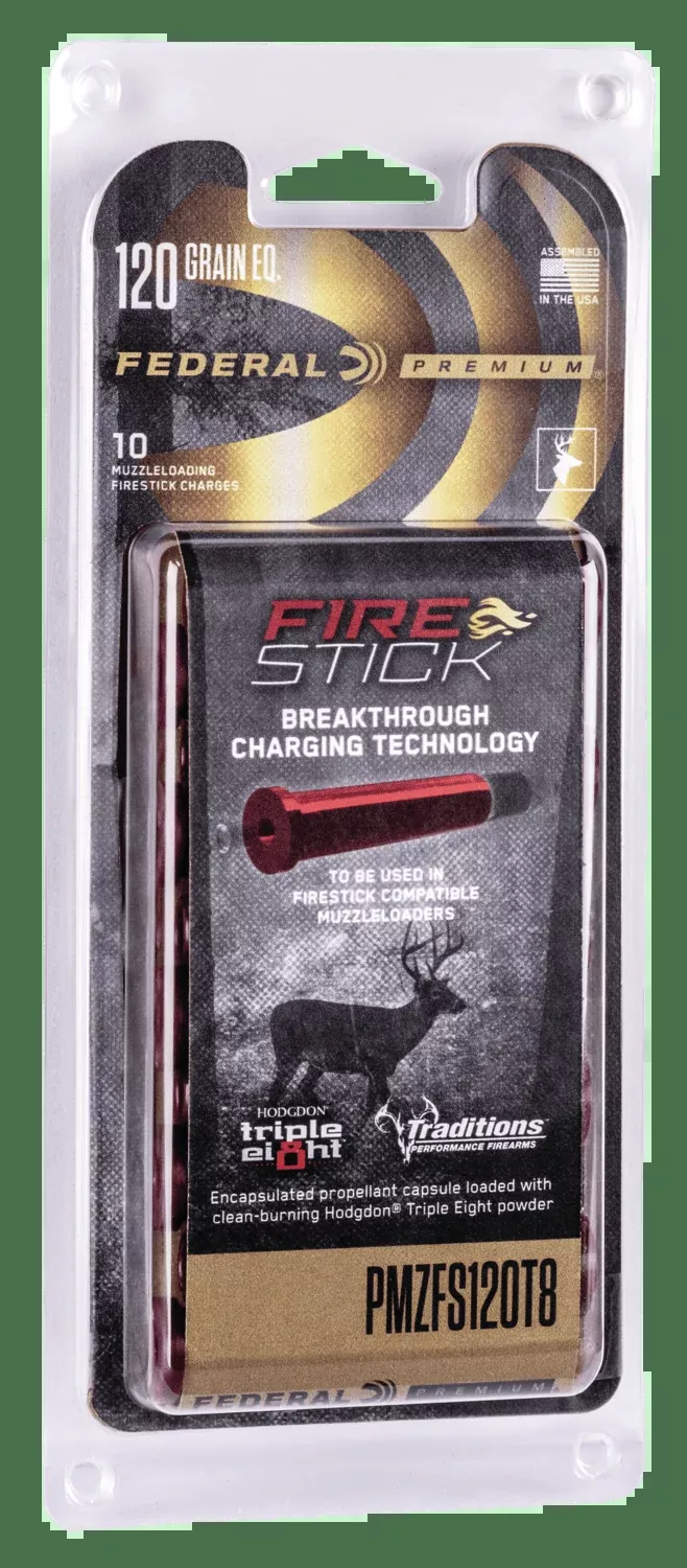 Federal Firestick, Fed Pmzfs120t8 Firestick 120gr (trad Nitro Only)