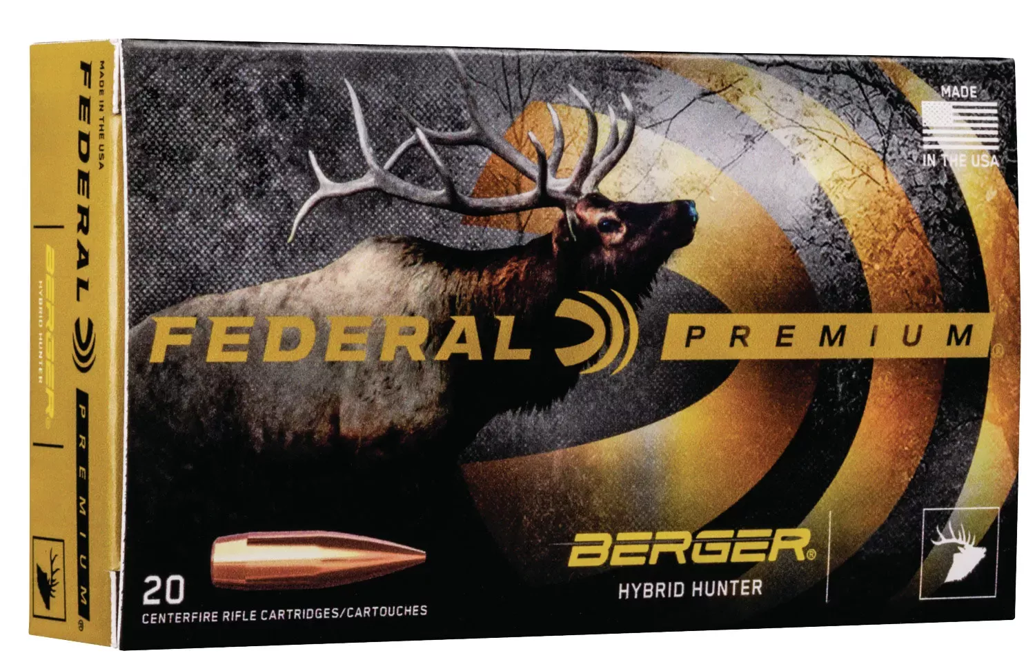 Federal Premium 243 Win 95 gr Berger Hybrid Hunter 20 Bx