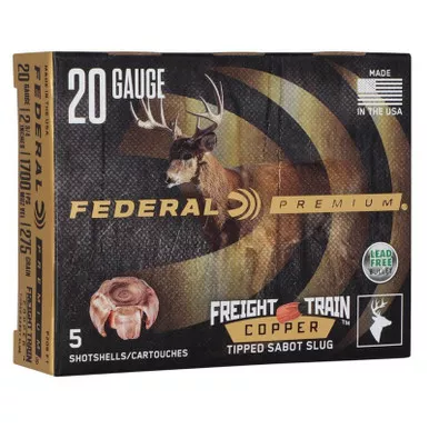 Federal Premium Freight Train 20 GA-2.75″ Slug 5 Rounds
