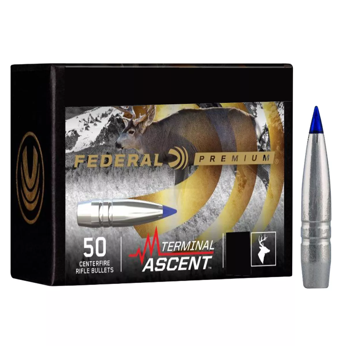 Federal Terminal Ascent 6.5mm 130 Gr Terminal Ascent 50/Box