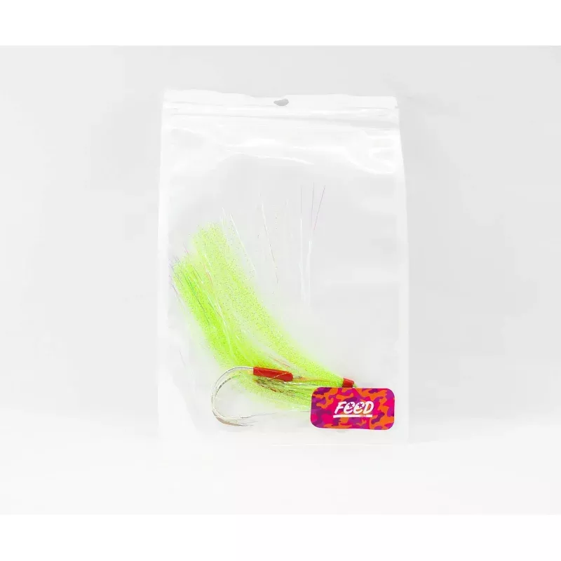 Feed Assist Hook Giant Mack Single Size 3/0 All Green (2121)