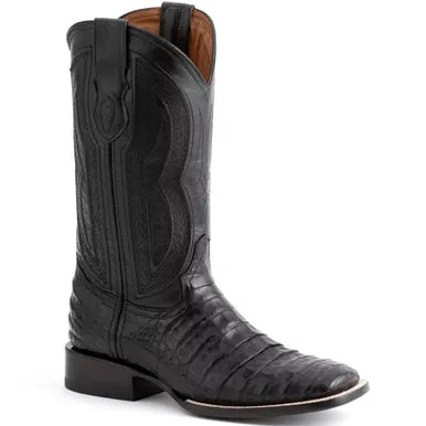 FERRINI Men's Belly Caiman Dakota Toe Boots