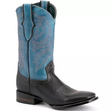 FERRINI Men’s Gunner S-Toe Black Boots (1219304)
