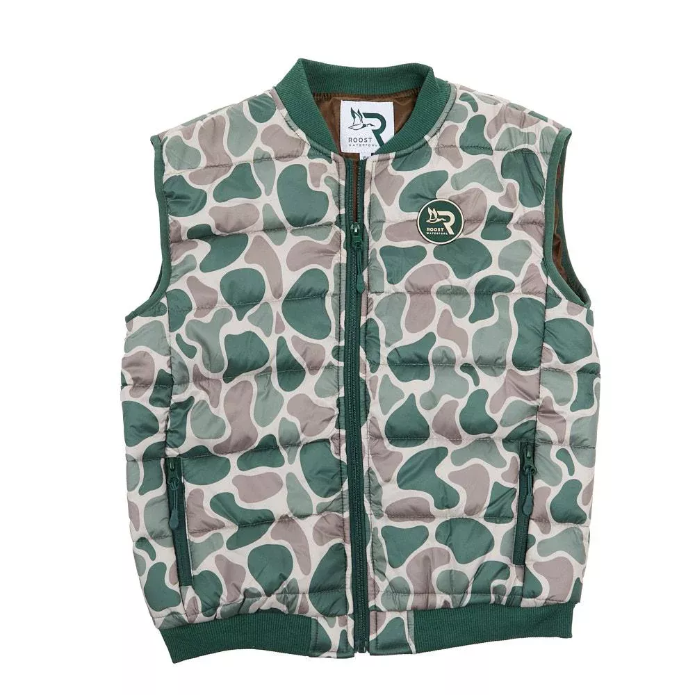 Fieldstone Youth Roost Camo Puffer Vest