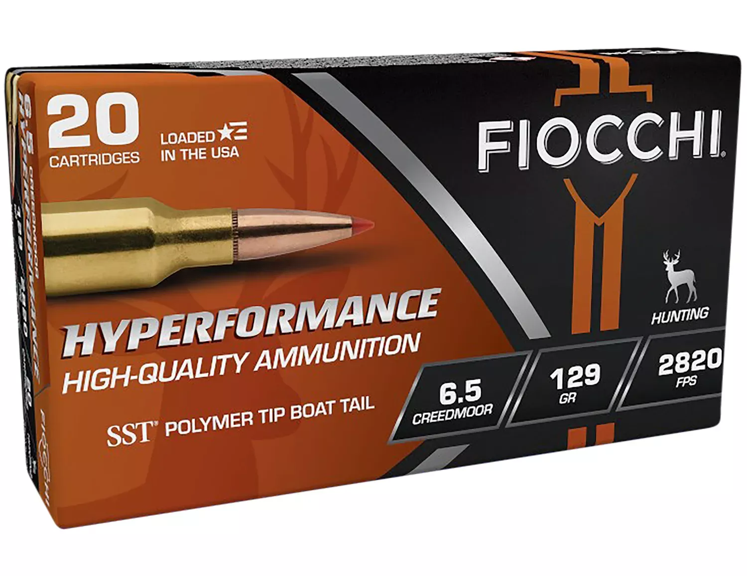Fiocchi Hyperformance 6.5 Creedmoor 129 Gr. SST 20/Box