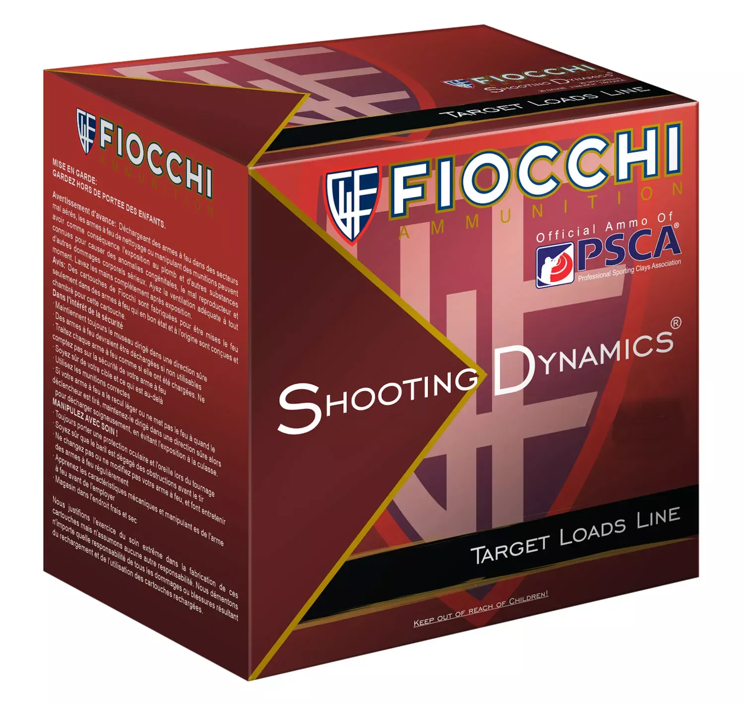 FiocchiShooting Dynamics Target Load 12 Gauge 2.75″ 1 1/8 oz 9 Shot 25 Bx/ 10 Cs