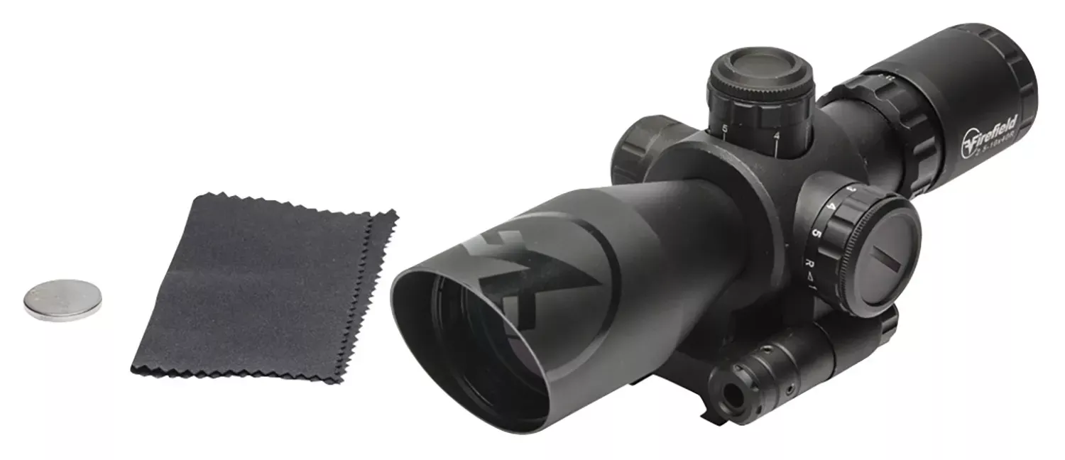 Firefield Barrage w/Red Laser Matte Black 2.5-10x40mm