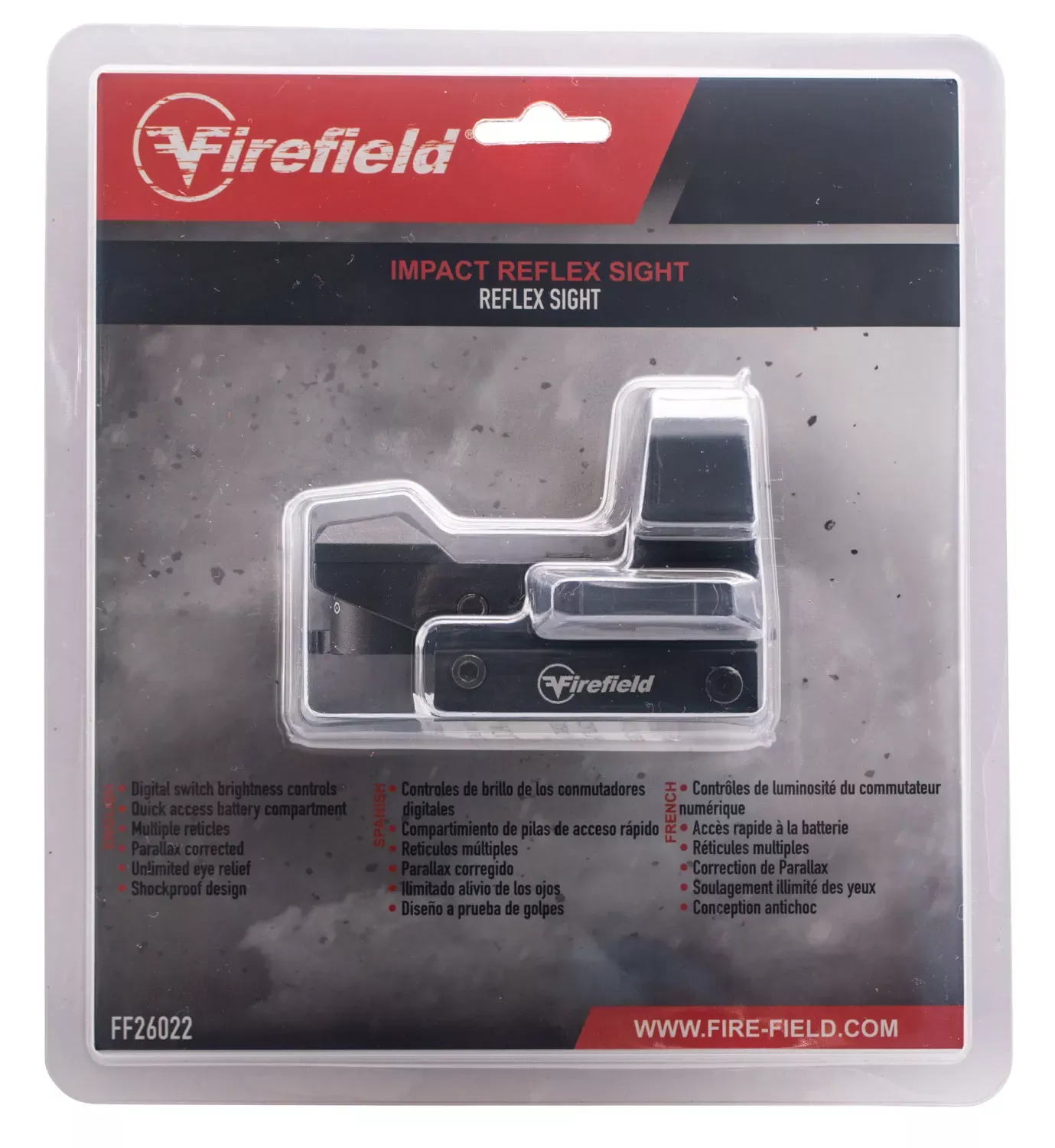 Firefield Impact 1x 33x23mm Red Multi Reticle