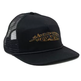First Lite Turkey Feather Trucker Hat - Black