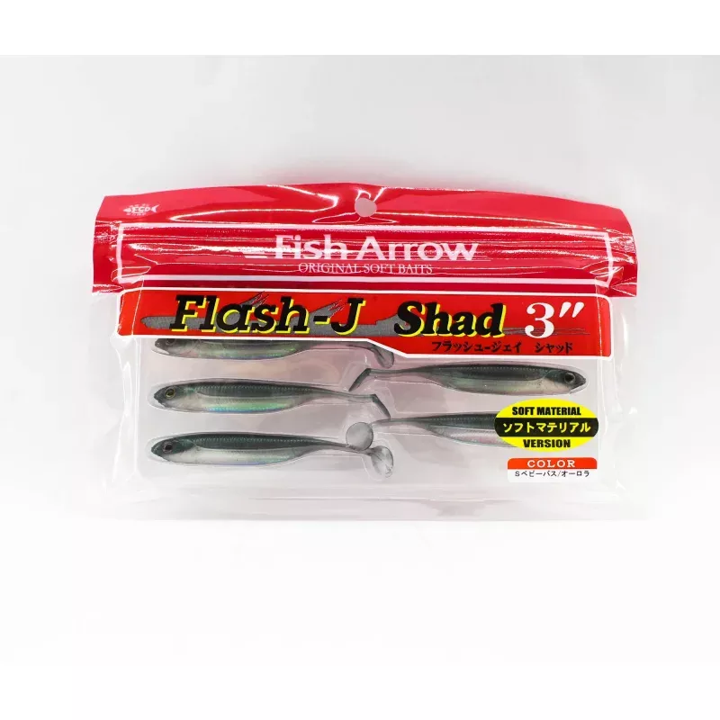 Fish Arrow Soft Lure Flash J Shad 3 Inch 7 Piece per pack #28 (6838)