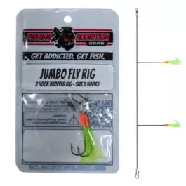 Fishing Addiction Gear Jumbo Fly Rig - Size 2 - Mtn Dew