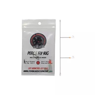 Fishing Addiction Perch Fly Rig Holo Shiner