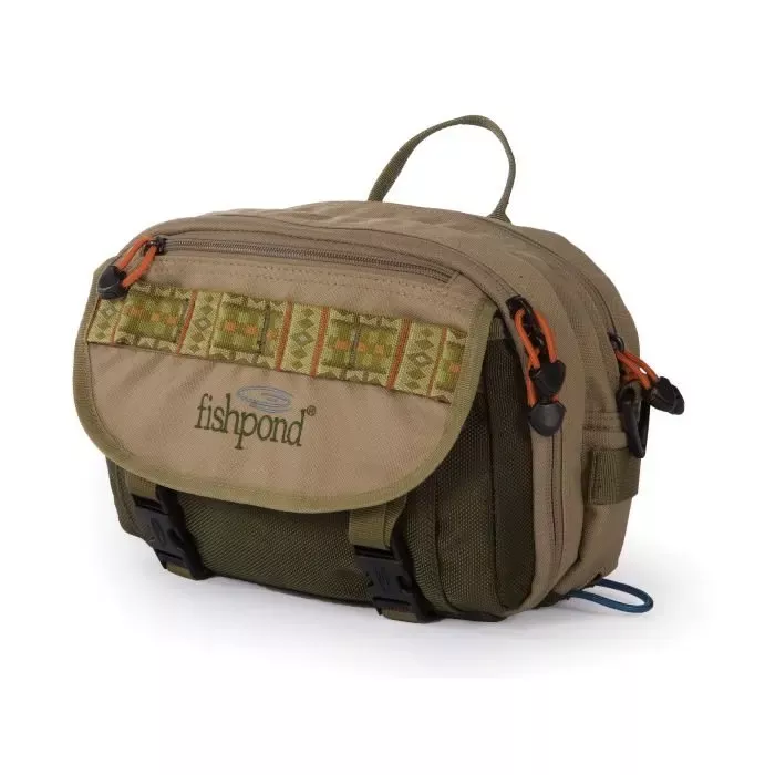Fishpond Blue River Chest/Lumbar Pack Khaki/Sage Green BRCPKS